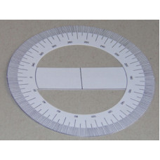 Szögmérő Papír, 360 Fokos 100db/csomag