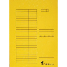 Gyorsfűző Papír Victoria Sárga 5db/csomag