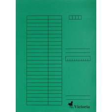 Gyorsfűző Papír Victoria Zöld 5db/csomag