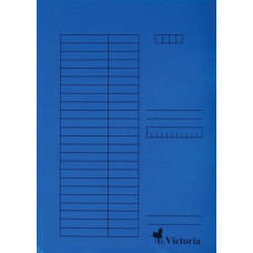 Gyorsfűző Papír Victoria Kék 5db/csomag
