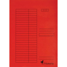 Gyorsfűző Papír Victoria Piros 5db/csomag