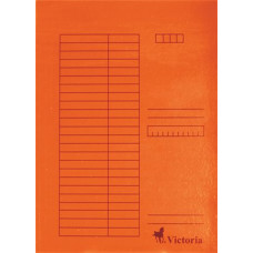 Gyorsfűző Papír Victoria Narancs 5db/csomag