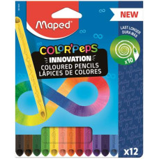 Ceruza Színes Maped/12 Color Peps Infinity Háromszög