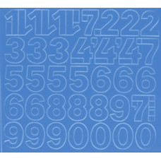 GU Matrica 1 cm-es öntapadós számlap -kék