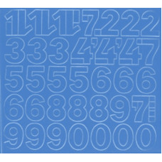 GU Matrica 3 cm -es öntapadós számlap -kék
