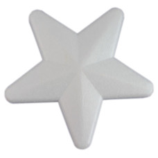 Ü.Polisztirol Csillag 15cm 3db/csomag
