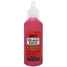 Üvegmatrica Festék Amos 22ml Piros 3db/csomag